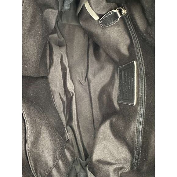 Coach Black Leather Satchel Bag - Picture 7 of 8